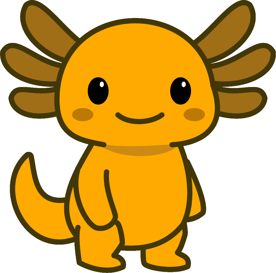 Gold axolotl