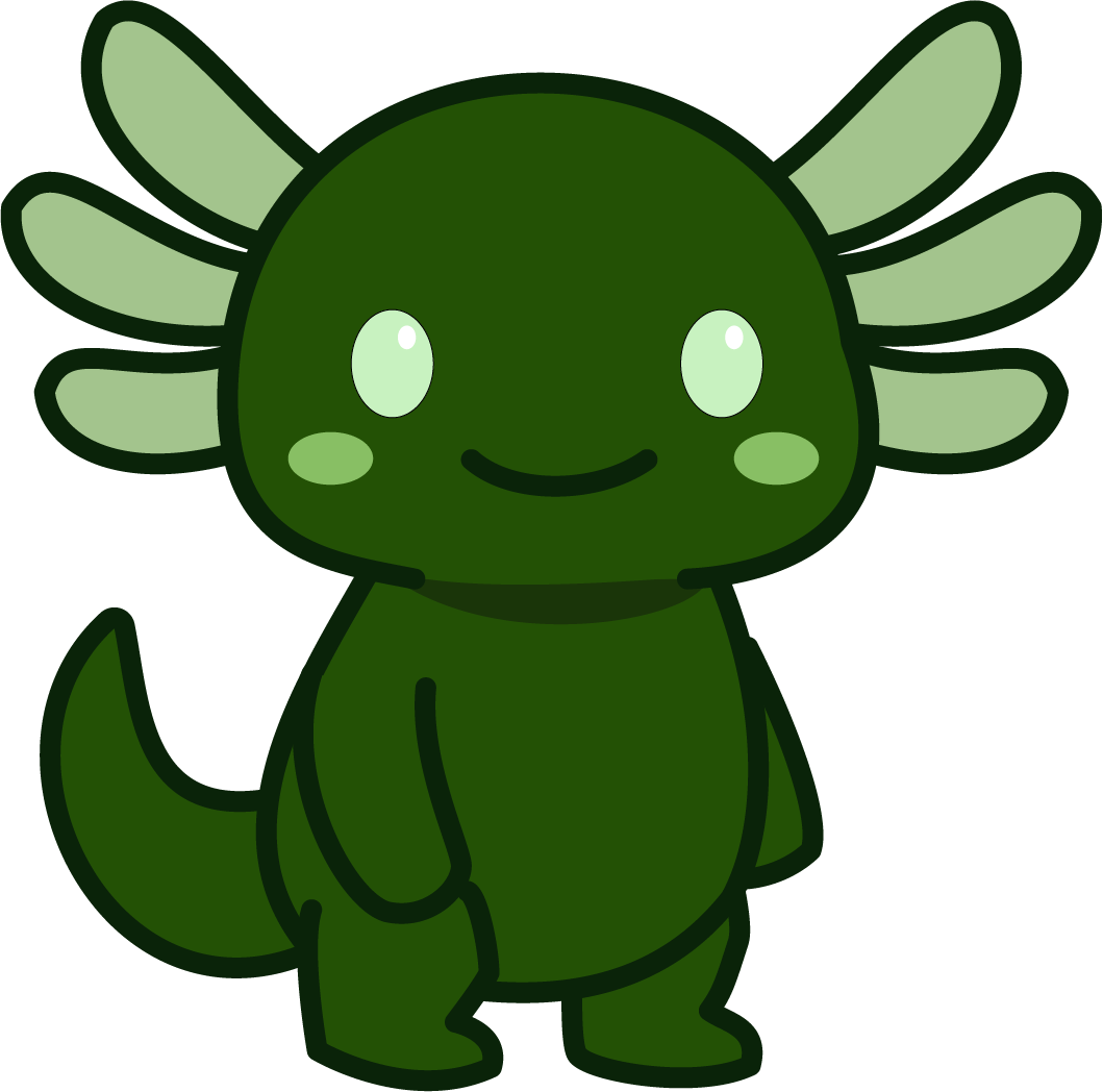 Green axolotl